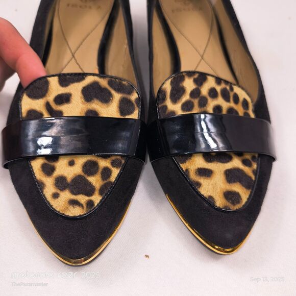 Women's ISOLA Pumps Leopard Print Slip-On Heels US Size 8.5 - Picture 10 of 13